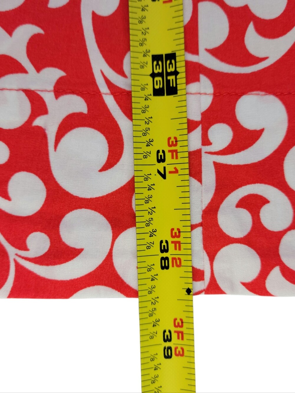 Boden Midi Shirt Dress Size 6 Coral White Full Front Hidden Buttons Pockets - Picture 10 of 12
